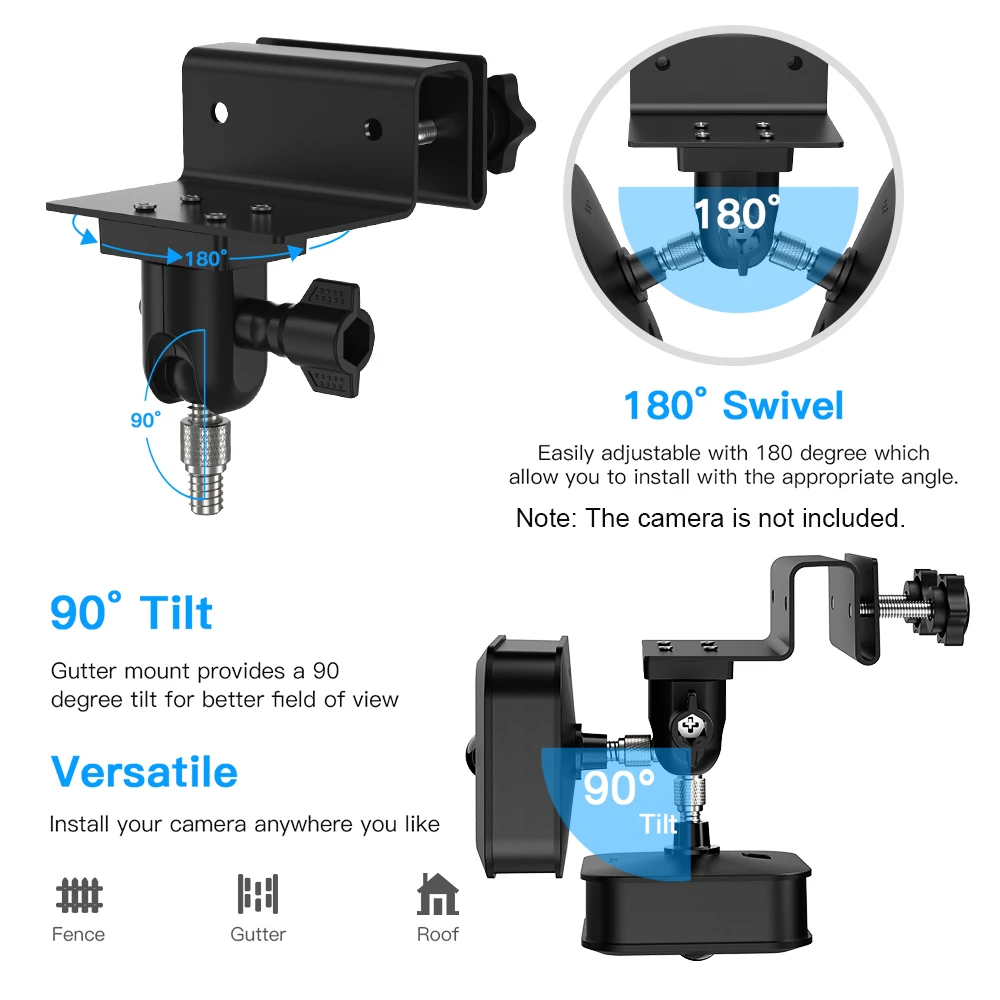 Сточная канава кронштейн защитное регулируемое крепление с мигания XT 1/4 адаптер
