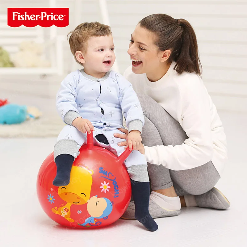 Fisher Price детские игрушечные мячи прыгающий мяч детский сад мультфильм животных