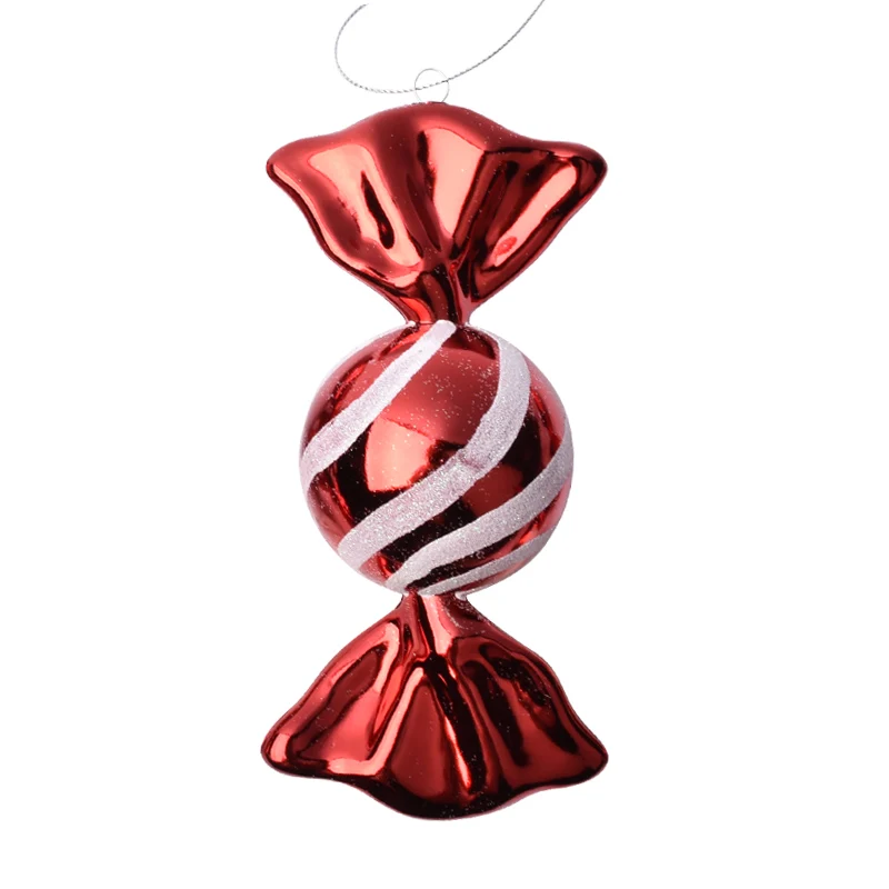 

Ornaments Merry Christmas Decoration Gift Candy Tree Christmas Decoration Red Golden Adornos Navidad Holiday Ornaments DE50SD