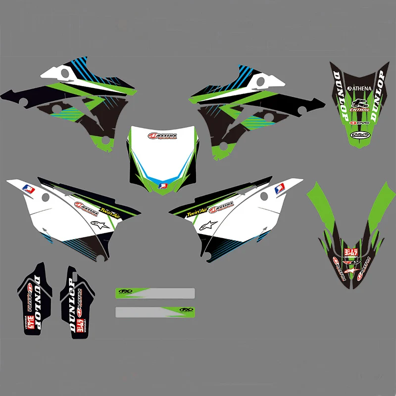 

3M Motorcycle Decal Sticker Graphics Kits for KAWASAKI KX85-100 2014 2015 2016 2017 2018