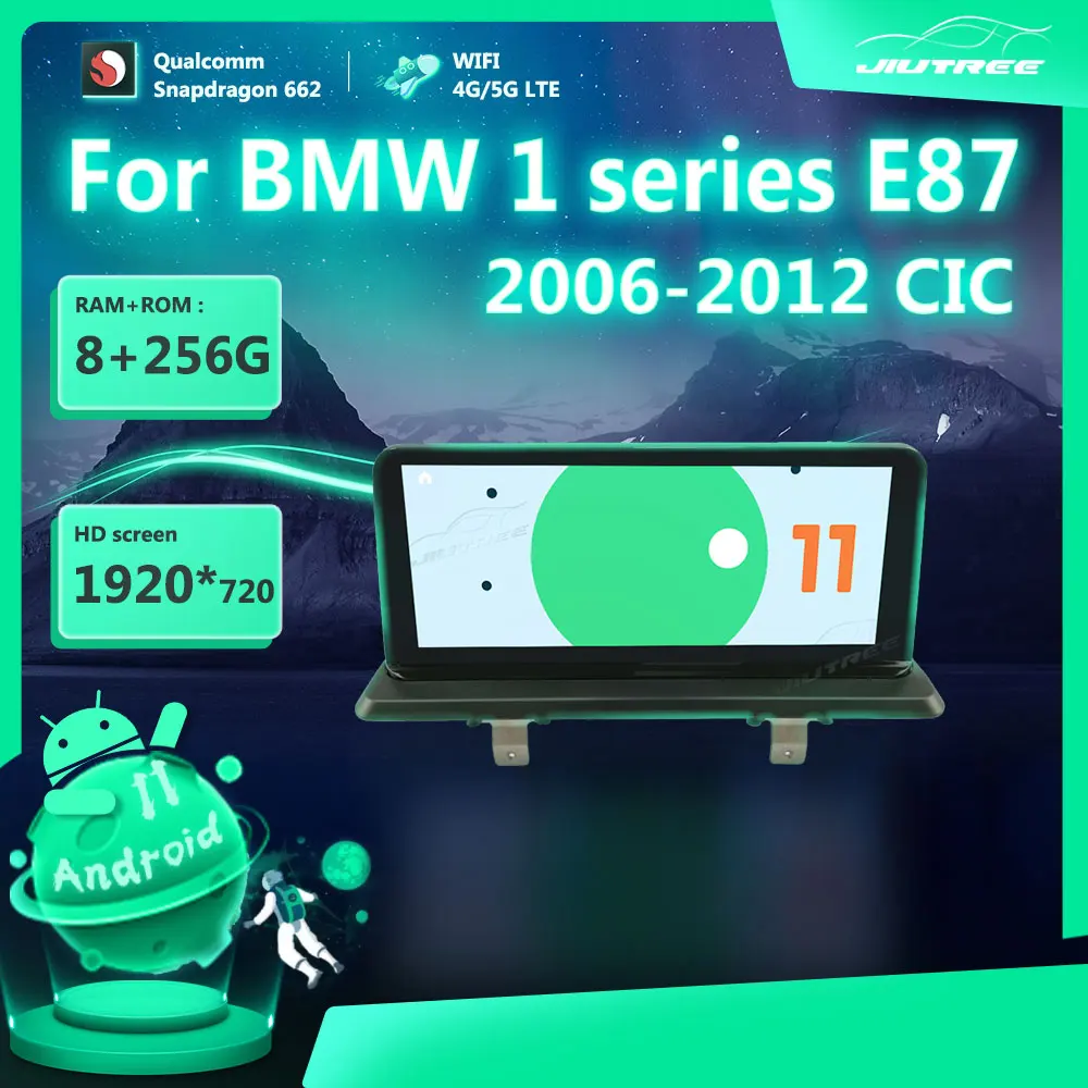 

Автомобильный радиоприемник 12,3 дюйма 256G Android 11,0 для BMW 1 серии E87 2006-2012 CIC система GPS-навигация мультимедийный плеер стерео ресивер