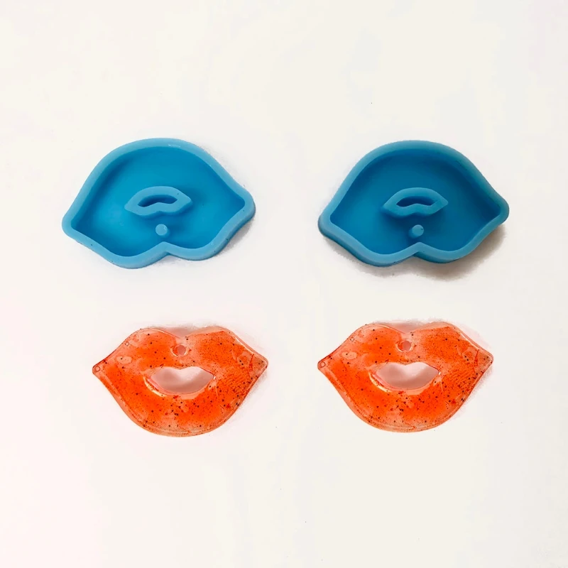 

1 Set Earrings Epoxy Resin Mold DIY Craft Eardrop Dangler Casting Silicone Mould