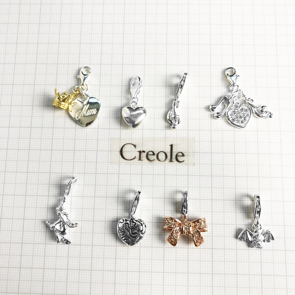 Подвеска-Шарм любовь из серебра 2019 пробы с изображением тройного ключа лука