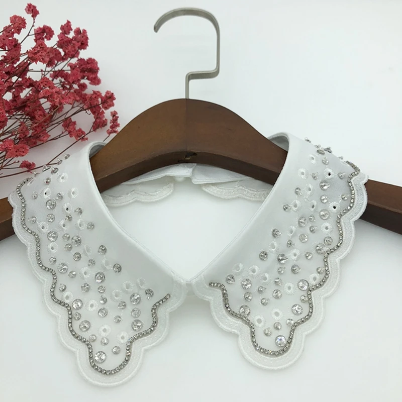 

False Collar Rhinestone Fashion Trend Detachable Fake Collar Women XX9D