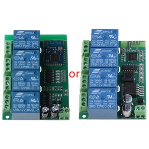 4ch bluetooth relay switch module with app remote control mobile phone spare parts for apple for android 649e free global shipping