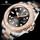 PAGANI DESIGN 40 мм роскошные механические часы, автоматические японские часы NH35A с сапфировым стеклом, Водонепроницаемость 100 м, klockor