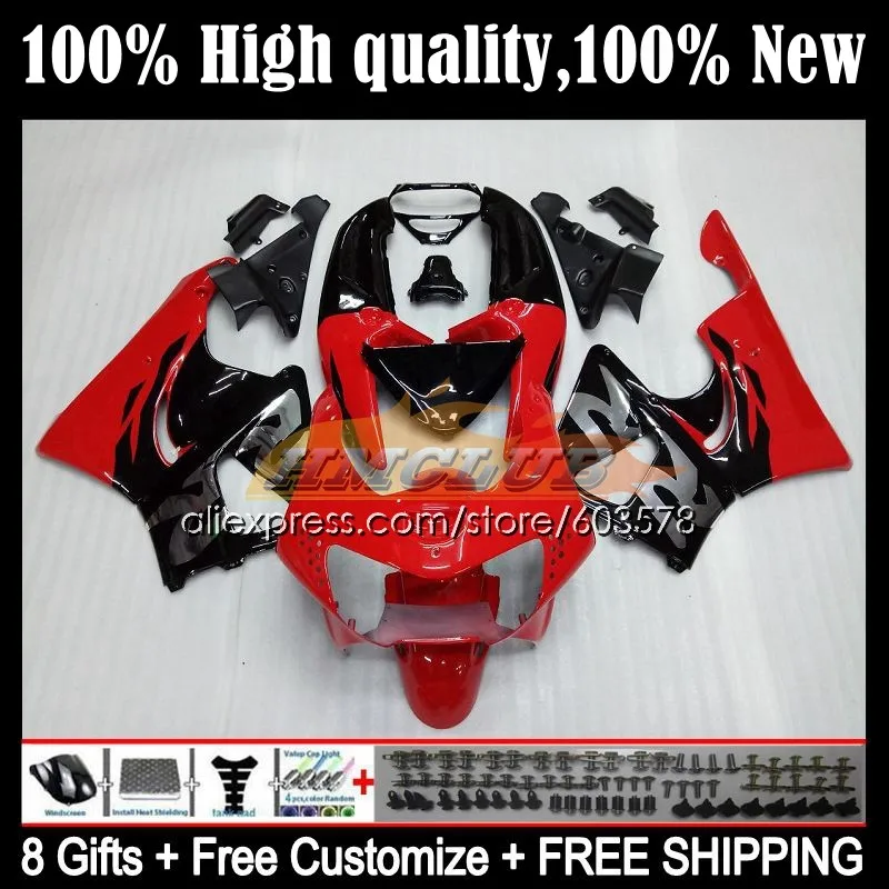 

Body For HONDA CBR 919RR 900RR CBR900 919 RR CC 98-99 95CL.2 CBR919RR CBR919 RR 98 99 CBR900RR 1998 1999 Fairings Red black