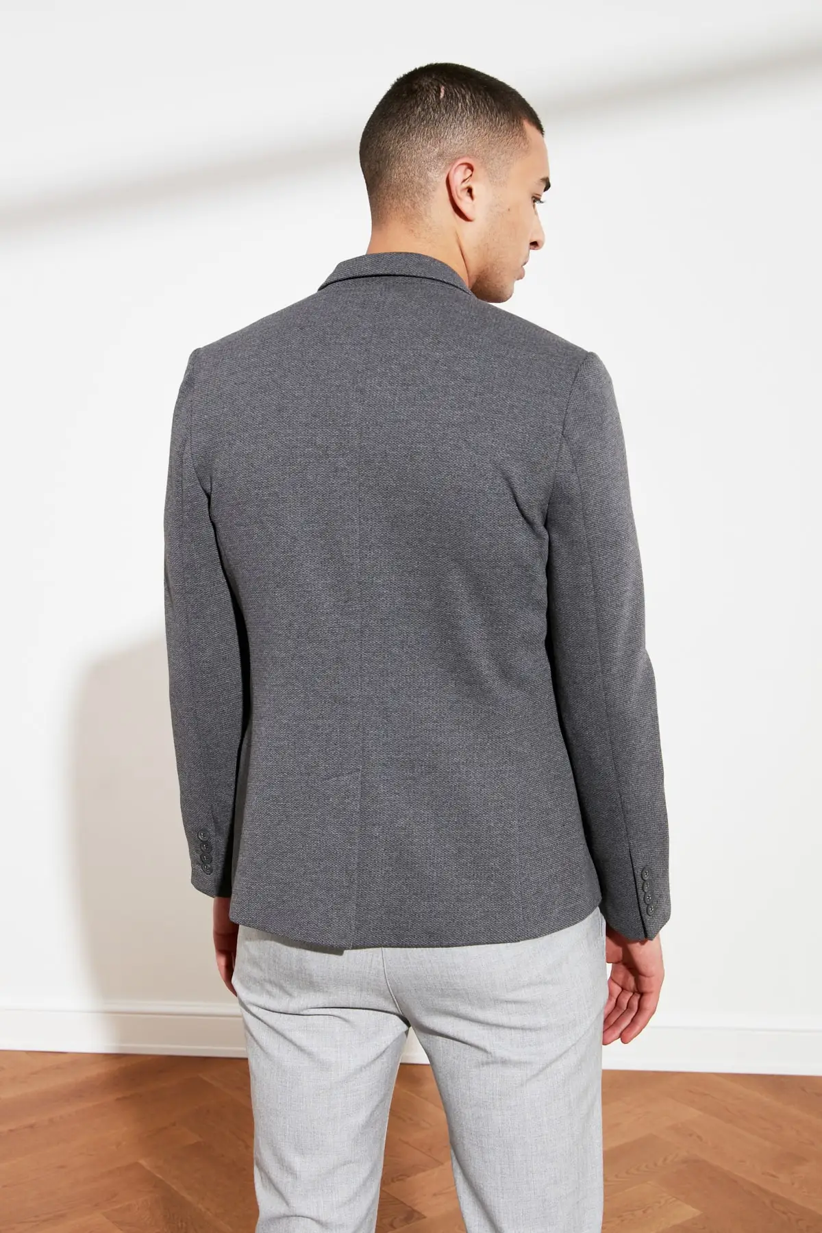 

Trendyol Men Textured Jacket TMNSS21CE0176