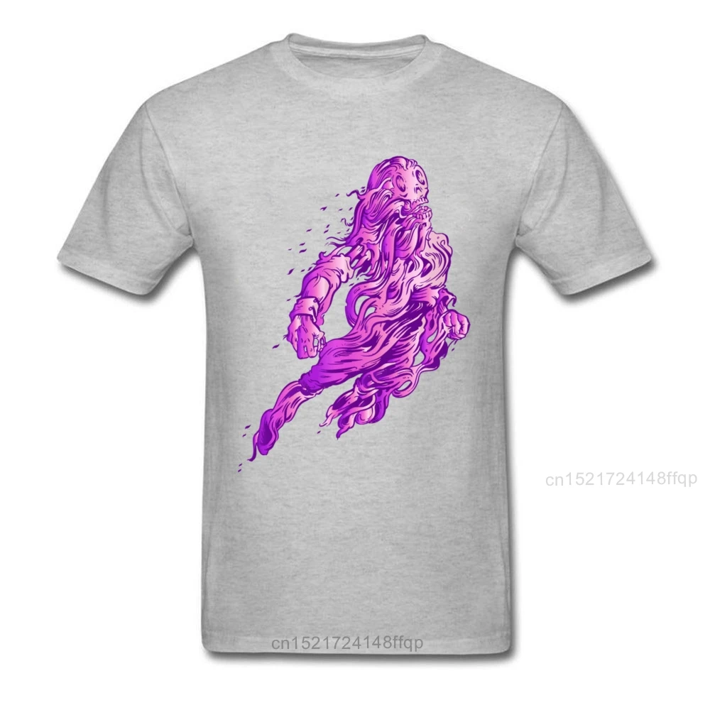 Ужасные паровые тропы Мужская футболка черного и фиолетового цвета мода 2018 для