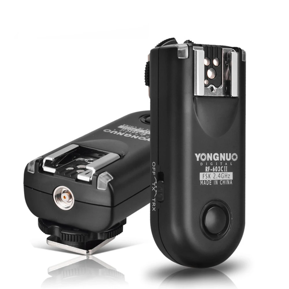 YONGNUO RF-603 II триггер вспышки 2 трансивера набор спуска затвора для Canon C1 C3 |