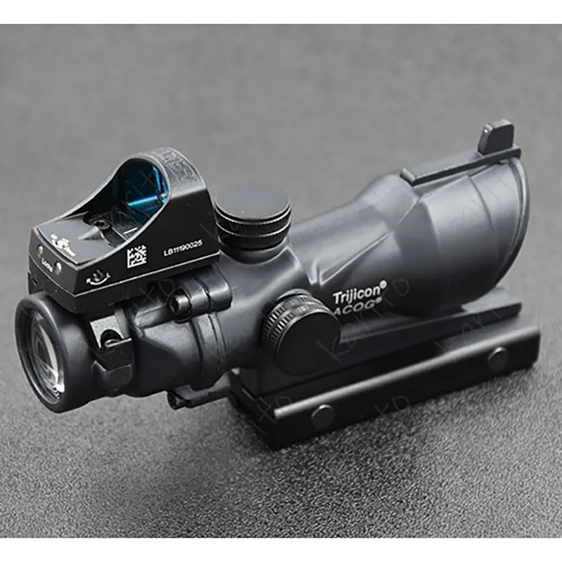 Тактический прицел для винтовки Trijicon Acog 4x32 и 1x с красной точкой M2833 M2696 | Спорт