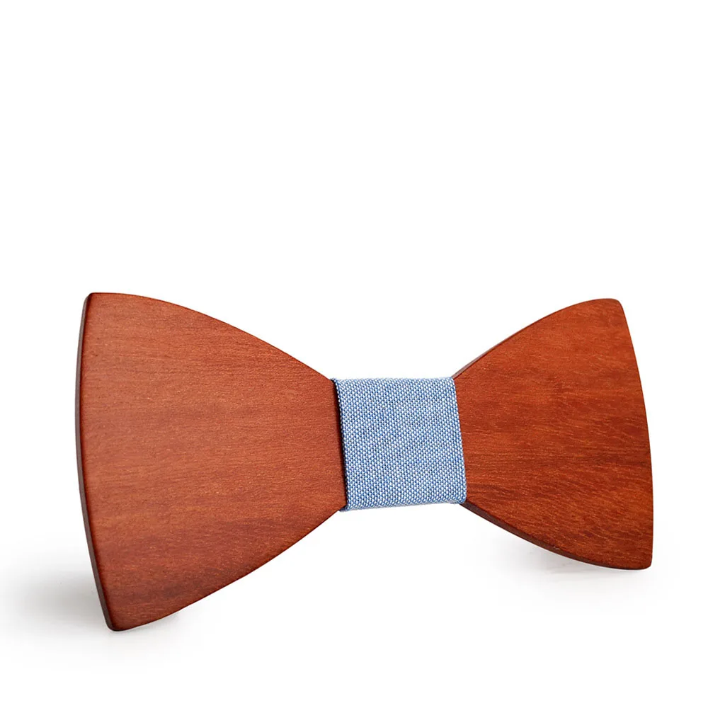 

Linbaiway Fashion Wooden Bow Ties For Mens Classic Wood Bowties Daily Female Butterfly Wedding Suit Shirt Bowknots Tie Gift