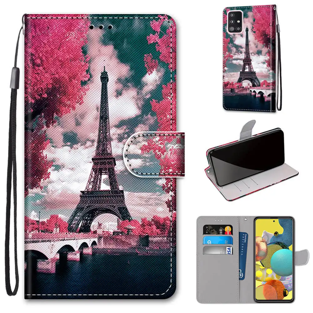Детский милый флип-кошелек для LG K4 2017 K8 2018 K9 K10 K40 кожаный кошелек с цветочным