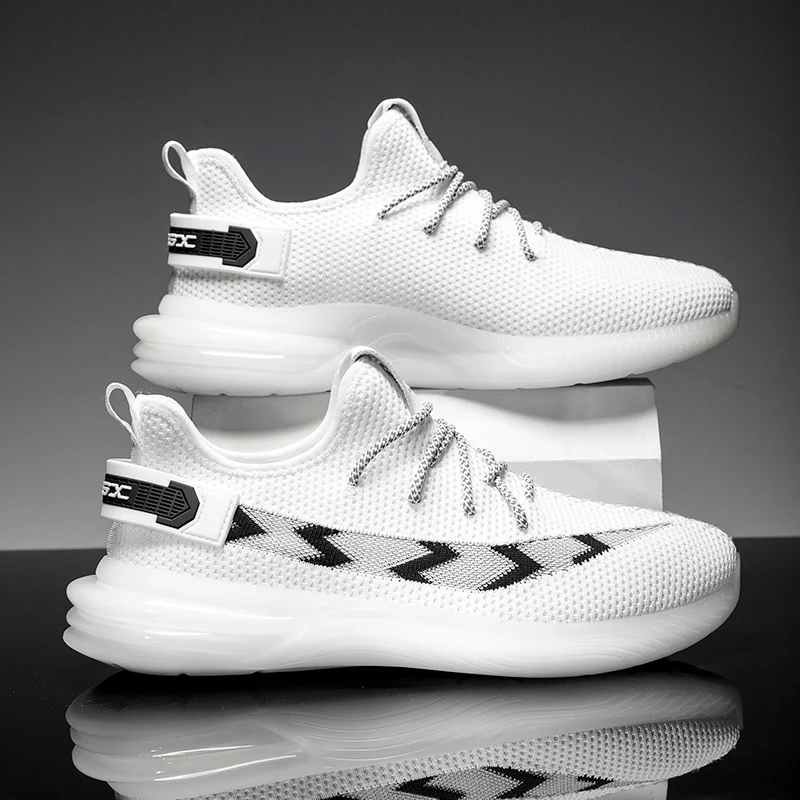 

Summer Fashion Casual Shoes Men Sneakers Breathable Men Shoes Outdoor Walking Sneakers Men Lace Up Footwear Chasussure Homme