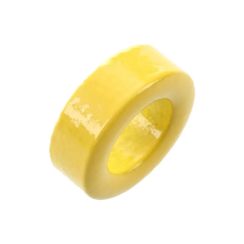 Quality 7mm Inner Diameter Ferrite Ring Iron Toroid Cores Yellow White 50PCS | Ballasts