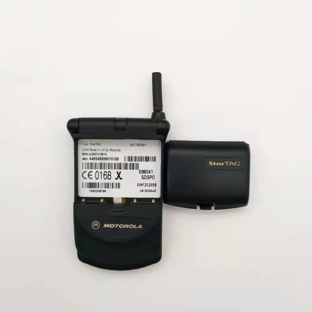 Горячая Распродажа, Модный разблокированный мобильный телефон Motorola StarTAC Rainbow Flip GSM с несколькими языками