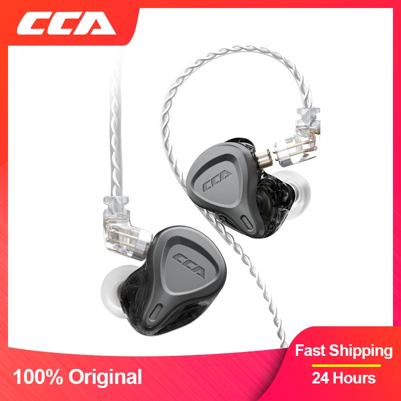 

CCA CSN 1BA+1DD Hybrid Earphone In Ear Earbuds Monitor Headphones HIFI Noise Reduction Headset KZ ZSN PRO ZST ZSX ZS10 C12 Gamer