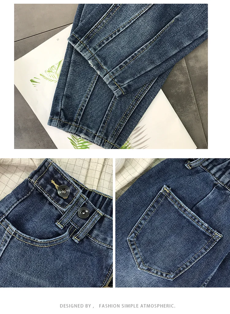 

Woman Jeans High Waist Clothes Wide Leg Denim Clothing Blue Streetwear Vintage Quality 2020 Fashion Harajuku Straight Pants