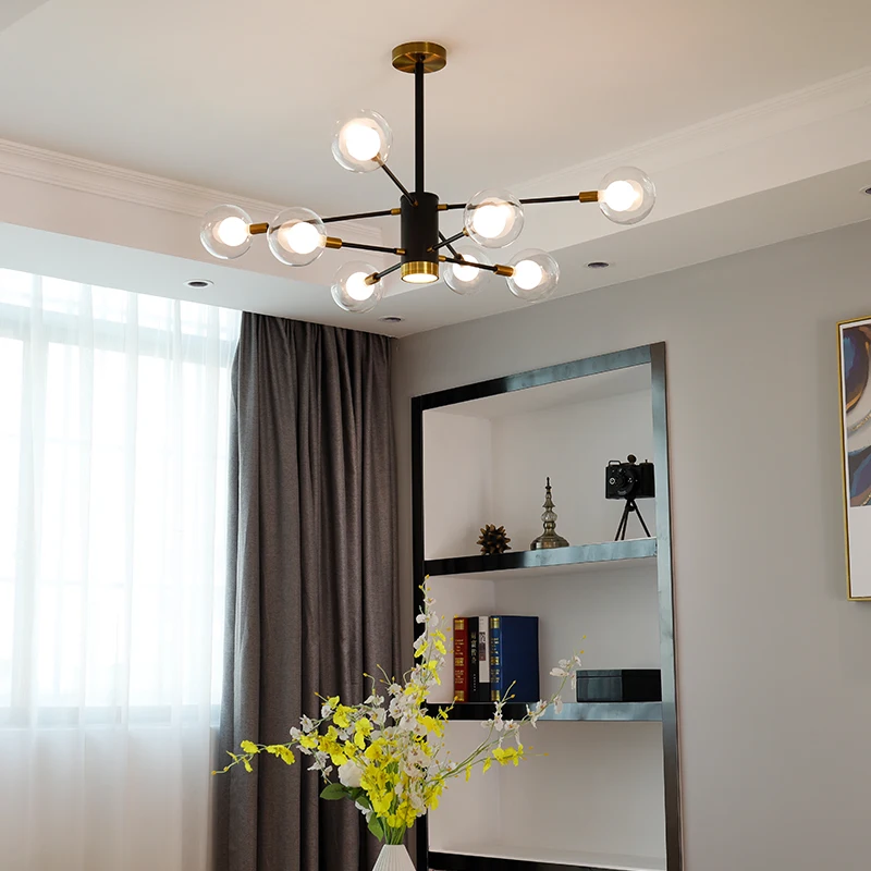 Globe Glass Chandeliers Lights Nordic Spotlight Modern Chandelier Light Lighting Pendent Lamp Ball | Освещение