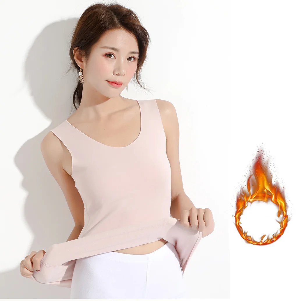 2 шт. осенне зимний женский утепленный флисовый жилет женские майки с О образным