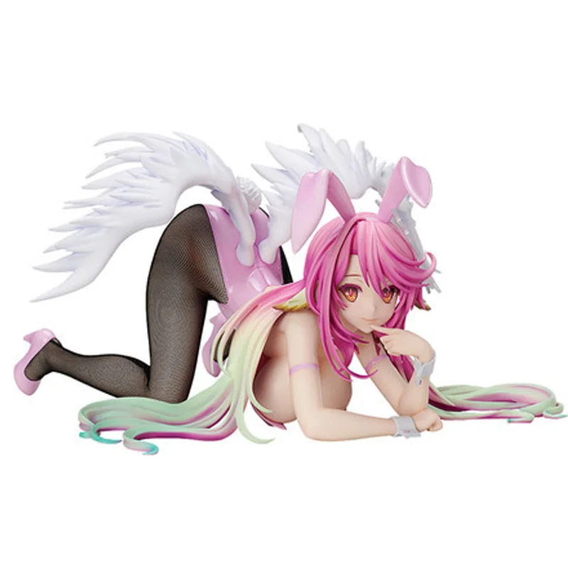 

NO GAME NO LIFE Jibril Close Number 25cm anime figures Sexy Bunny Girl PVC action figure Adult Model Toys Collection Doll Gifts