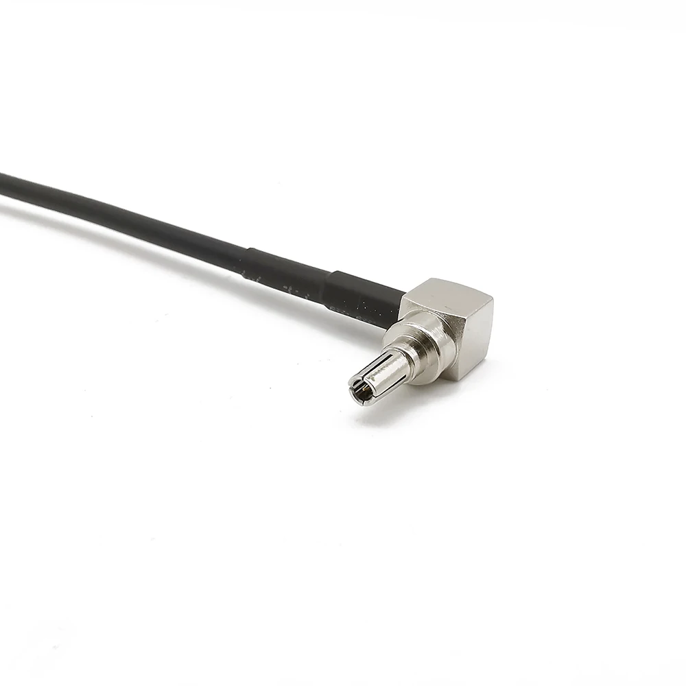 Коннектор RP SMA Мама к штекеру CRC9 папа Прямоугольный коаксиальный кабель RG174 с