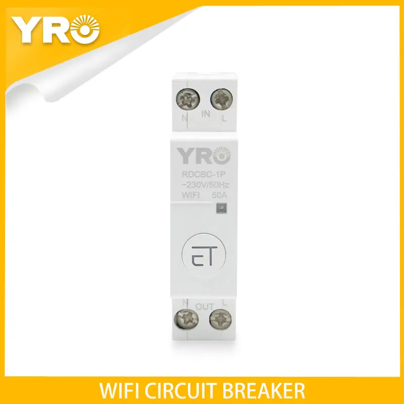 Автоматический выключатель 1P с Wi-Fi умный таймер реле дистанционного управления