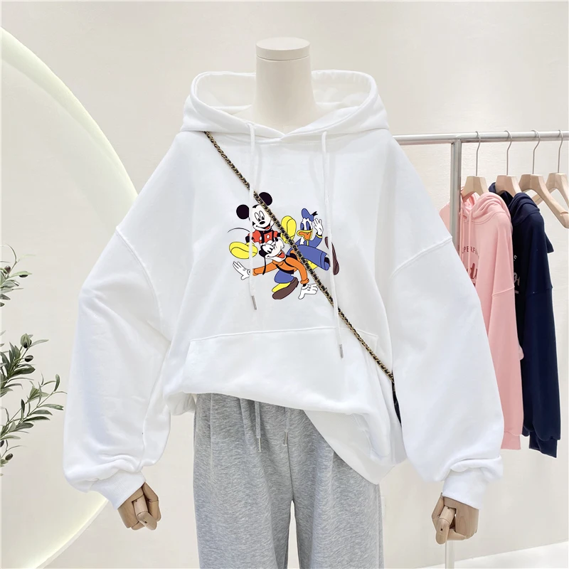 

Женская толстовка с капюшоном и длинным рукавом, на осень/зиму