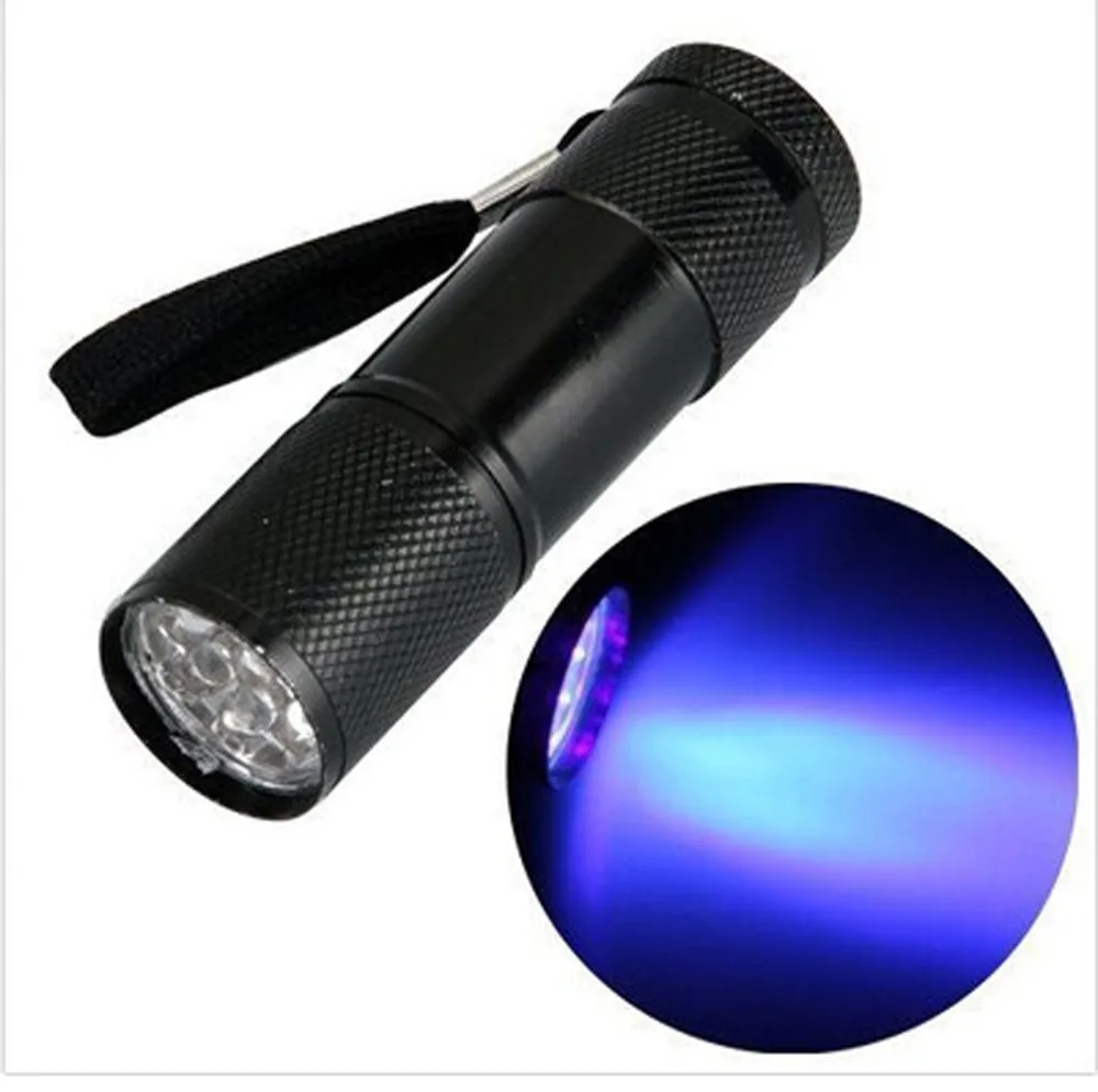 Ultra-mini aluminum alloy LED flashlight high quality UV light safety detection | Спорт и развлечения