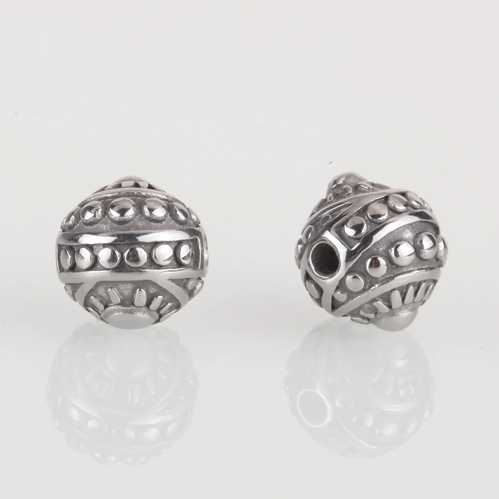 Бусины для изготовления ювелирных изделий бусины из нержавеющей стали рукоделия