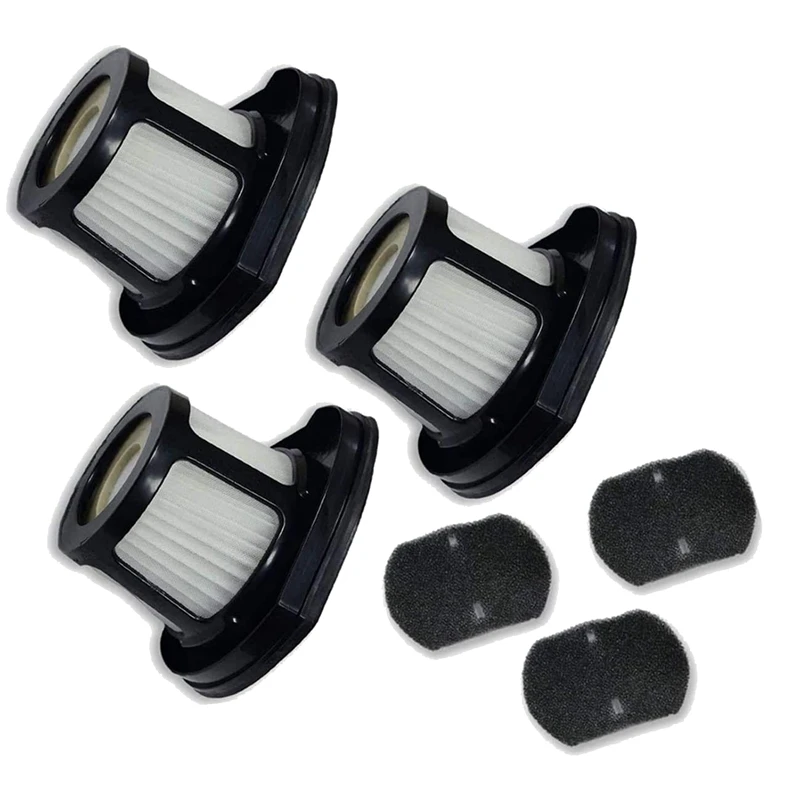 

3 Pack Filters For Bissell 2390 2390A 2389 Pet Hair Eraser Cordless Pet Hand Vacuums Part 614212 1614203 1614204