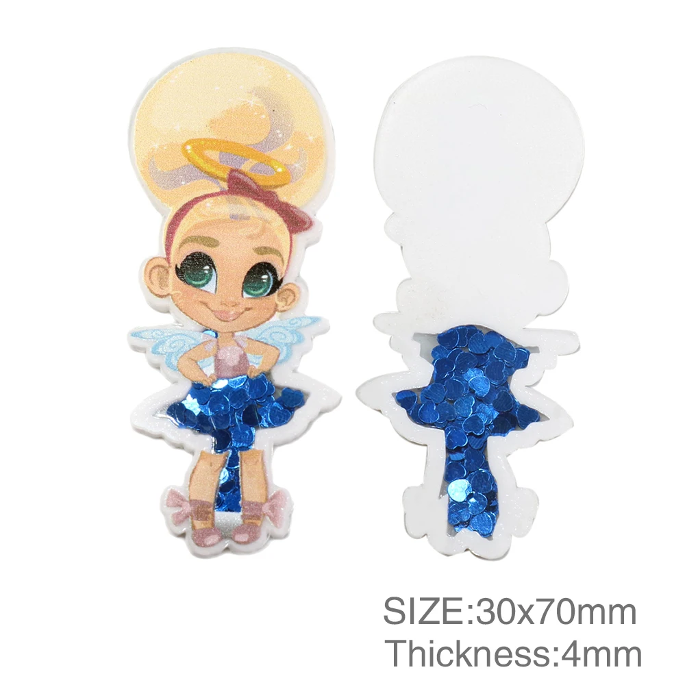 1 шт. Блестки из акриловой смолы с блестками для рукоделия бантом шейкеры чехла