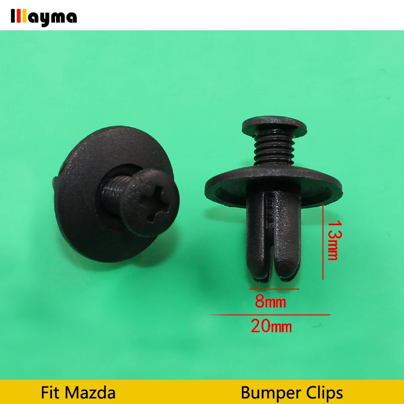 20 штук Автомобильный зажим нейлон переднего бампера крыло средства ухода за