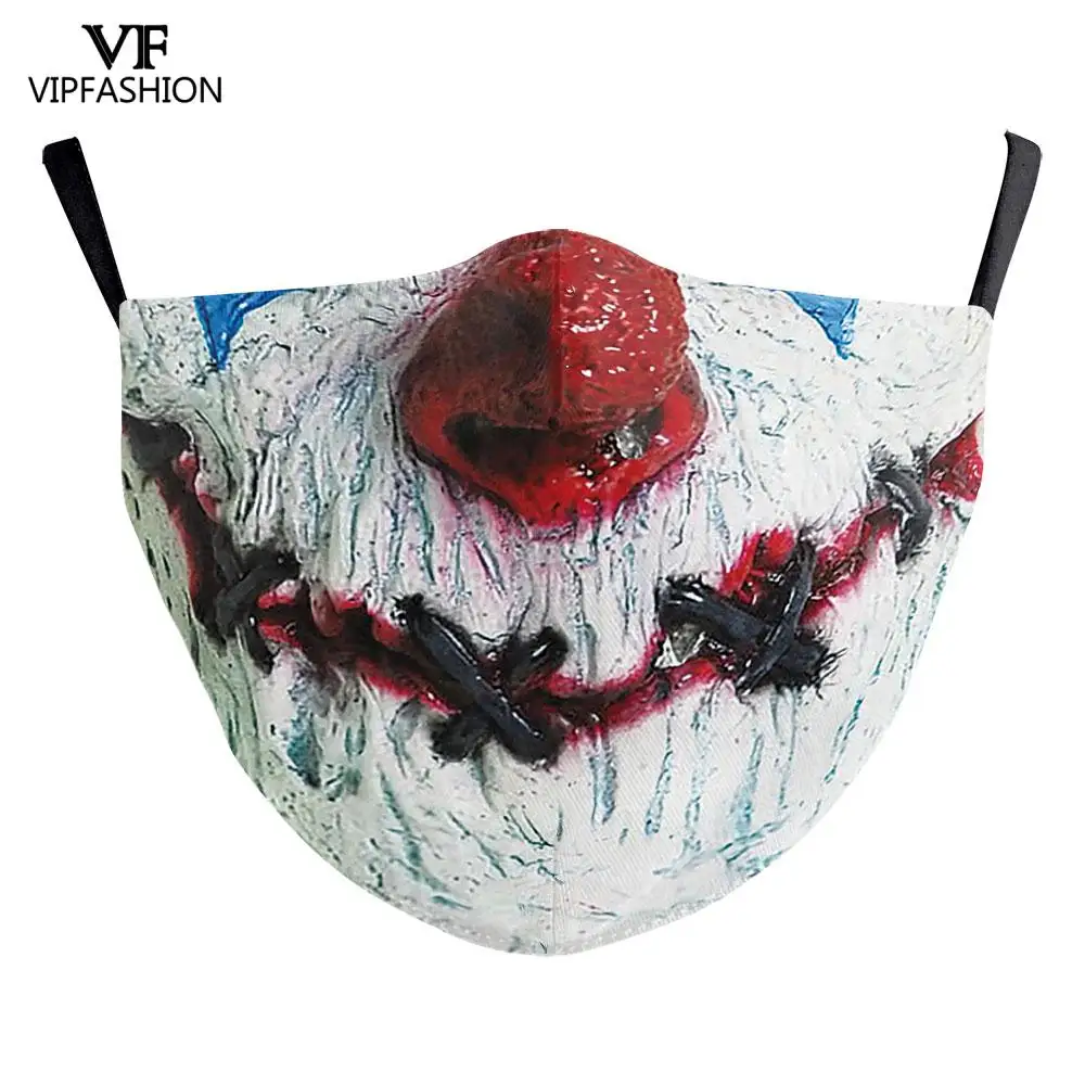 VIP модные смешные для взрослых и детей гримаса клоун уход за кожей лица 3d печати