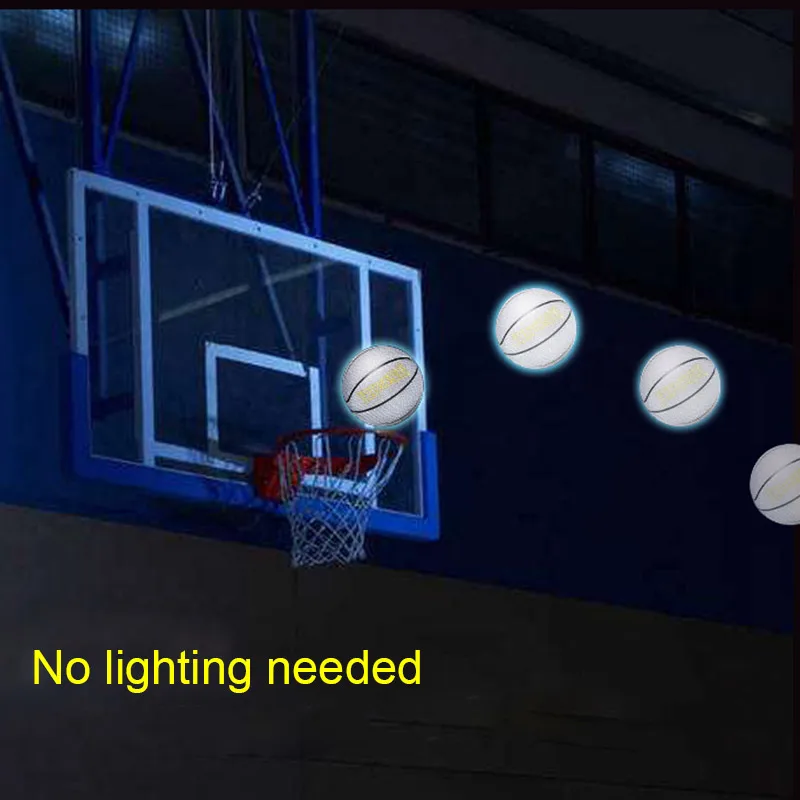 Высокое качество голографический баскетбольный светящийся световой Размер 5/7