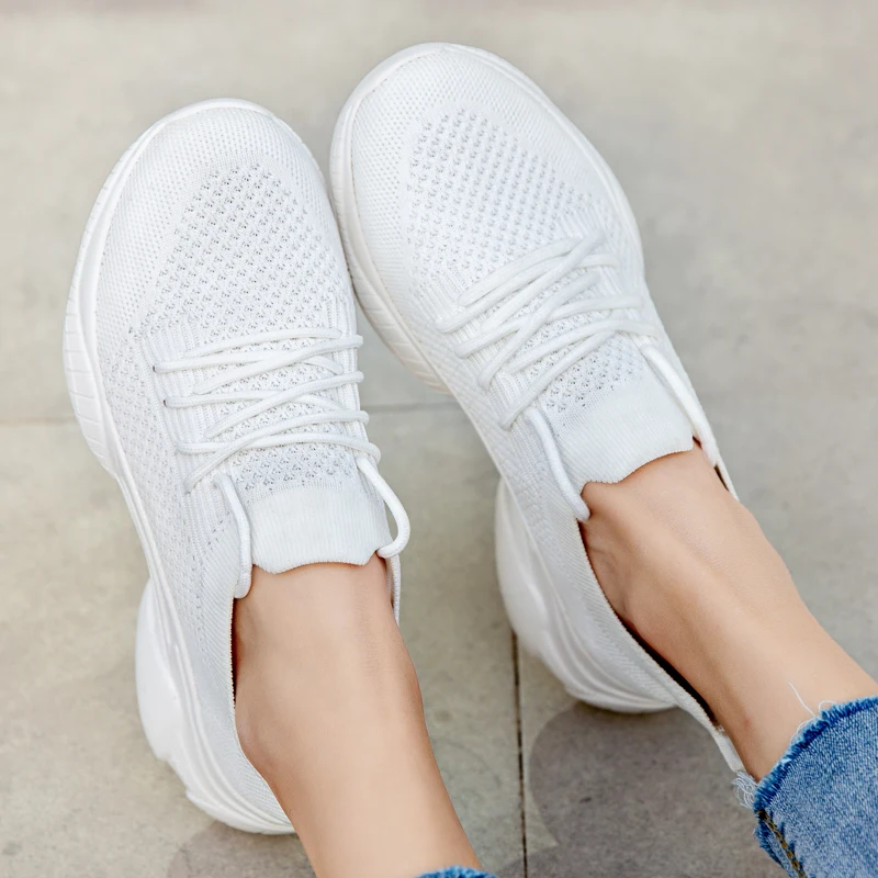 Gym Shoes autumn Women Tennis Shoes Comfortable Breathable Platform Sneaker Classic Thick Sole Women Shoes Tenis Feminino