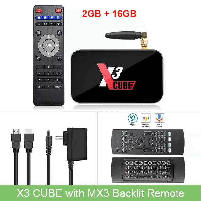 X3 Cube-MX3 Ugoos X3 PRO X3 cube Android 9,0 Смарт ТВ приставка Amlogic S905X3 2GB4GB DDR4 16G 32G 2,4+ 5G WiFi 1000M LAN BT5.0 4K HD медиаплеер - Цвет: X3 Cube-MX3