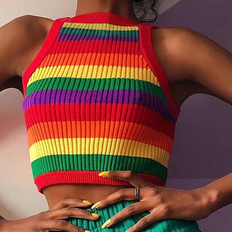 2019 летние женские сексуальные повседневные майки Сексуальные Разноцветные