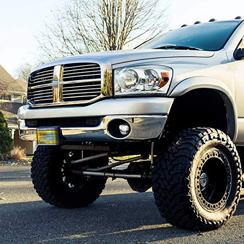Черный/хром 63 Вт светодиодные противотуманные фары светильник для Dodge Ram 1500 2002 2008