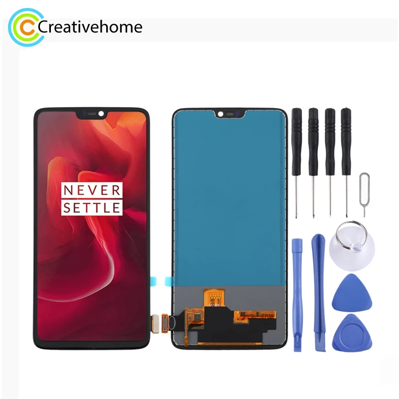 

TFT Material LCD Screen and Digitizer Full Assembly For OnePlus 6T A6010 A6013 / OnePlus 6 A6000