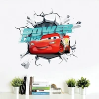 3d cartoon car wall stickers for kids room kindergarten bedroom living room wall decoration stickers for home decoration