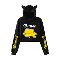sweatshirt kpop album butter women crop top hoodies butter boys sweatshirts jin suga j hope jimin v jungkook rm girls clothes
