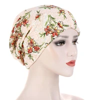lace turban hat for ladies muslim headscarf bonnet cancer chemo cap islam head wraps turban femme musulman
