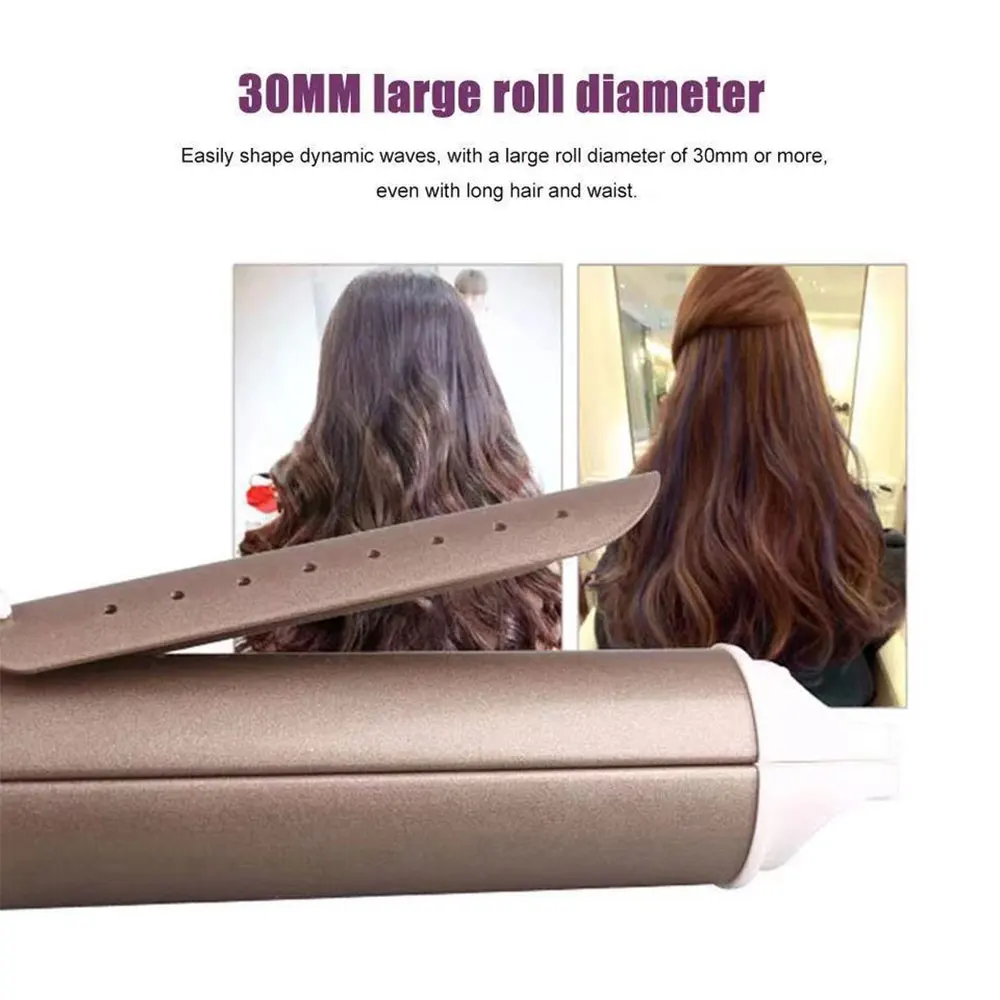 Straightener Dual-Use Hair Curler Large Volume Straig Does Not Hurt hair Inner Buckle Air Bangs Plate Salon Styling Tool | Красота и