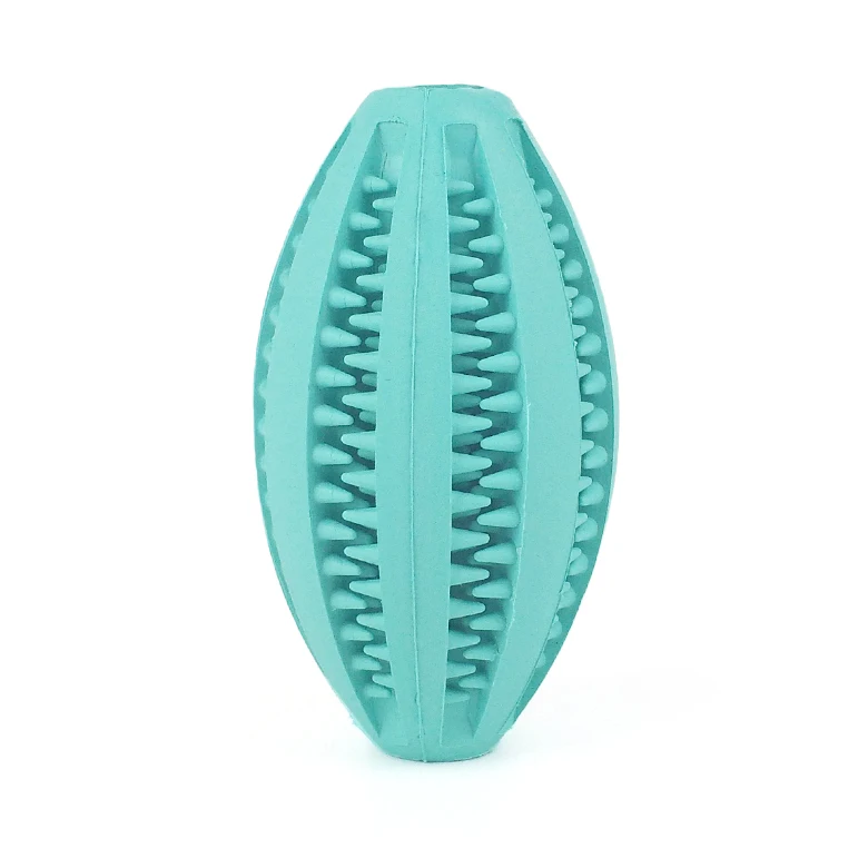 Жевательная игрушка для домашних животных прочная резиновая регби собаки