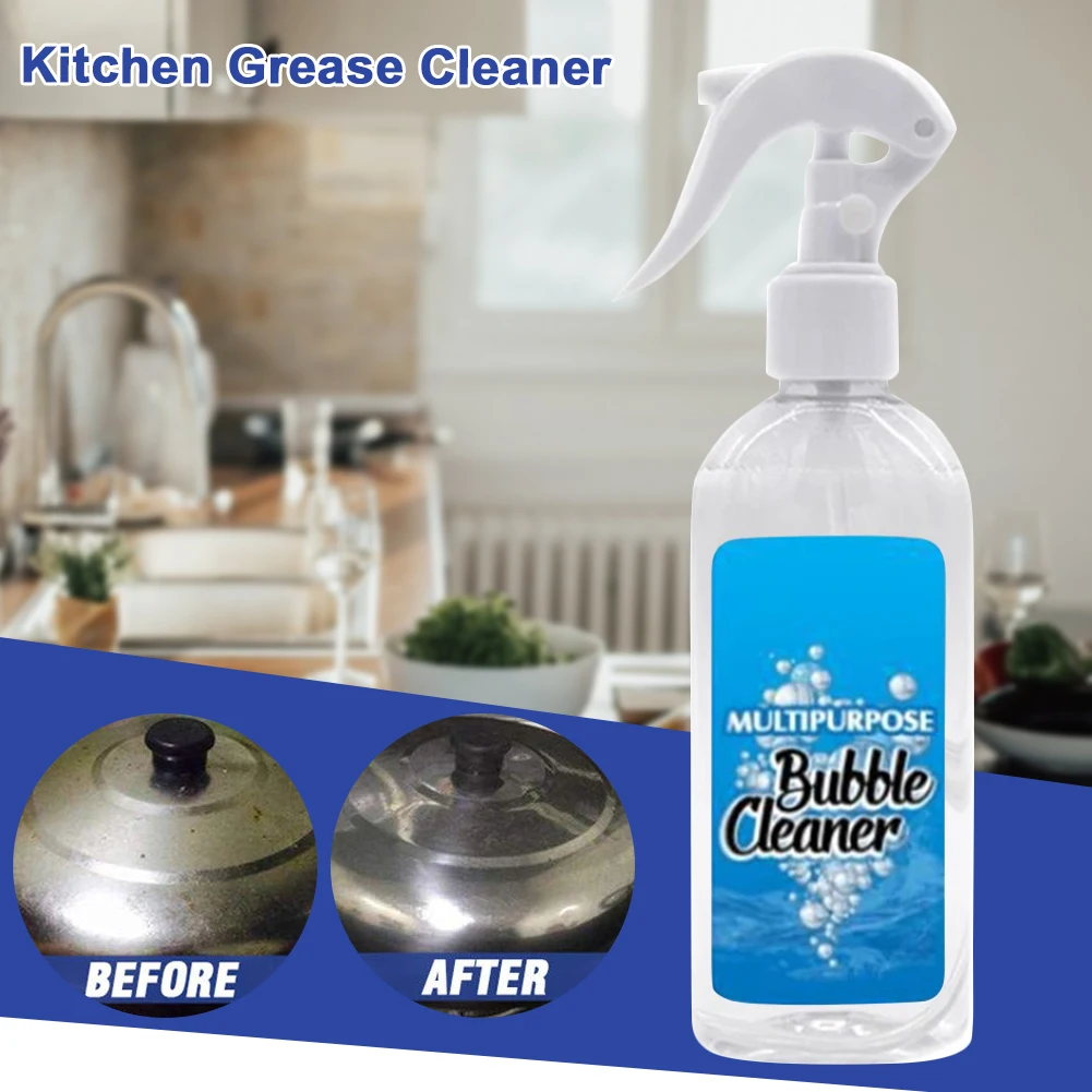 

100ml Bubble Cleaner Kitchen Deep Cleaning Spray Kitchen Cleanser Strong Detergent Household Smoking Machine Cleanser