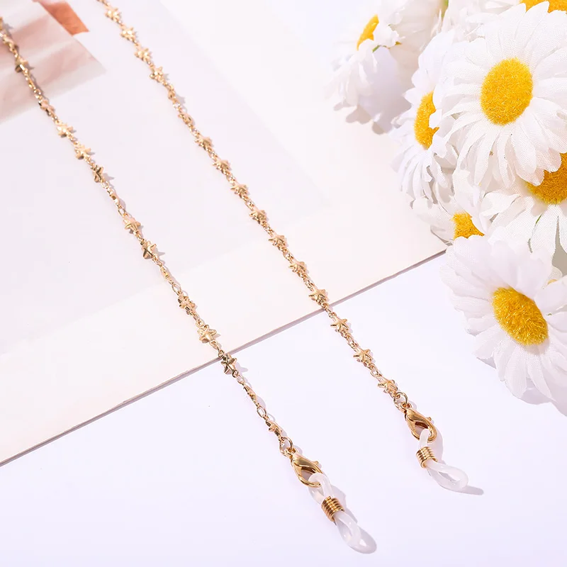 

Nerw Fashion Metal Face Mask Chains Eyeglasses Chain For Women Sunglasses Lanyards Eyewear Holder Cord Neck Sunglass Strap Chain