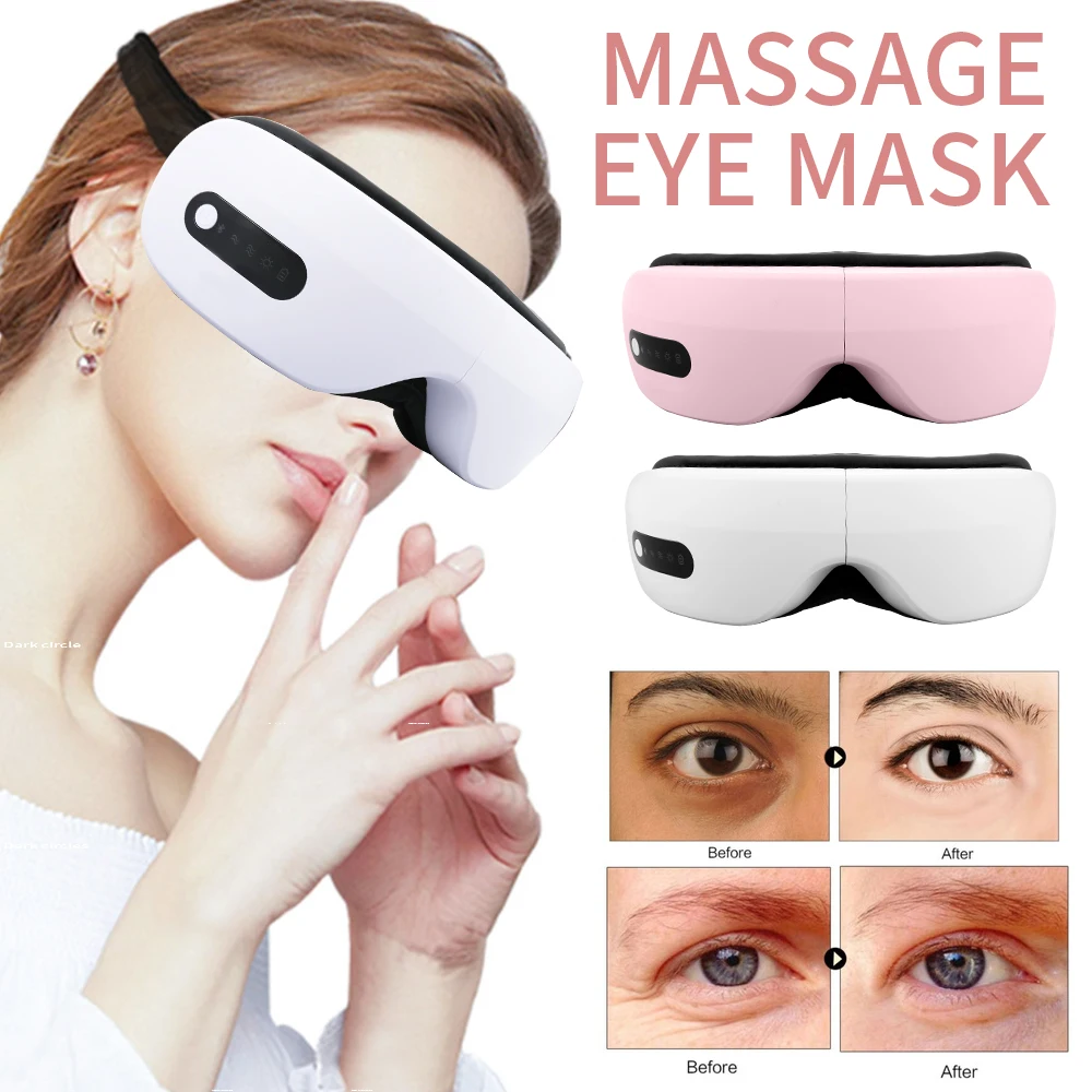 4D смарт подушка безопасности для вибрирующий массажер глаз Уход за глазами