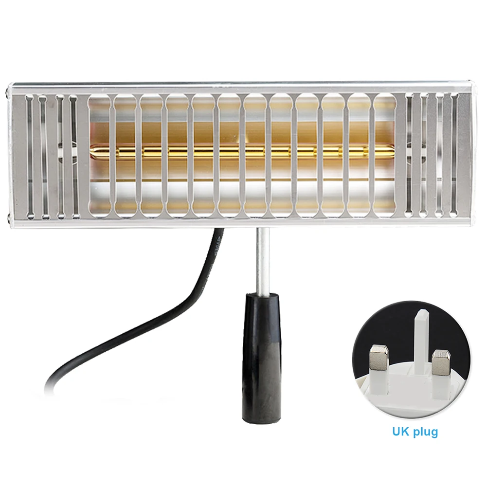 

1000W Auto Filter Spray Drying Light Wave Baking Solar Film Infrared Heating Handheld Repair Exhaust Car Body Paint Curing Lamp