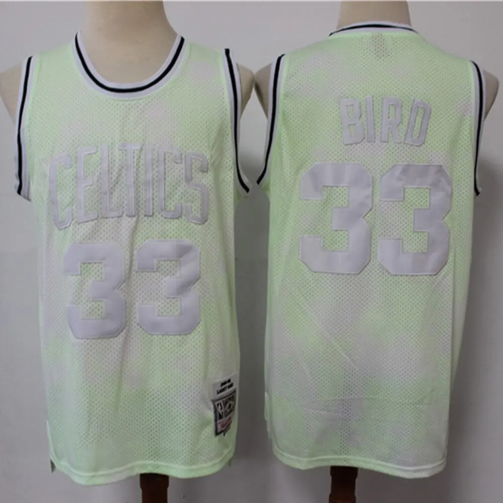 

NBA Men's Boston Celtics #33 Larry Bird Basketball Jersey Retro Printed Swingman Jersey 100% Stitched Sports Basketball Jerseys